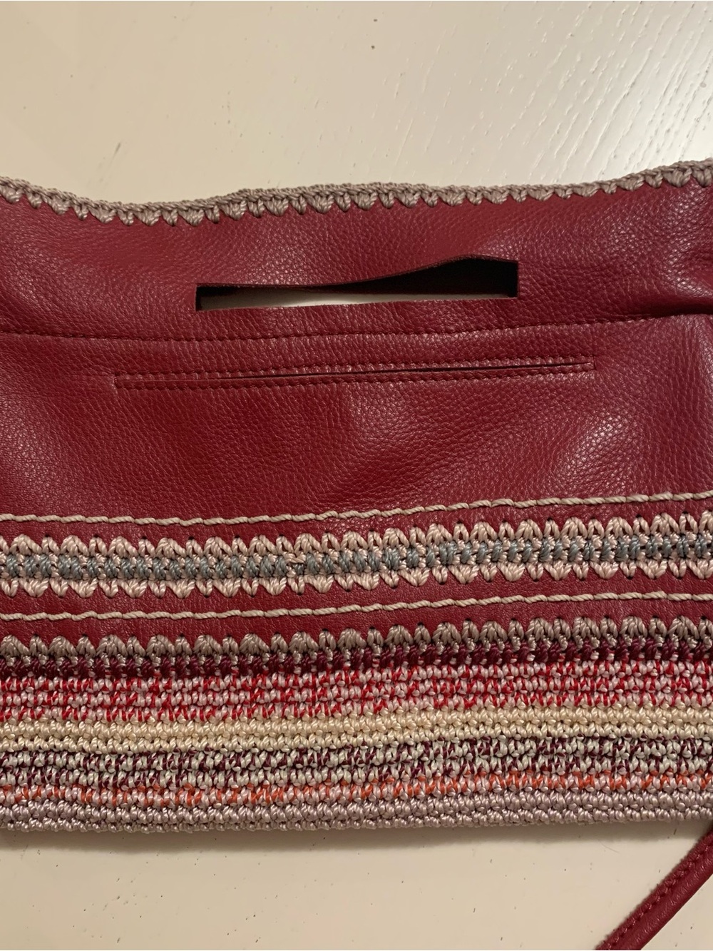 The Sak crimson woven-trim crossbody bag - Picture 2 of 12